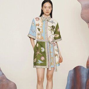 Alemais bath house mini dress